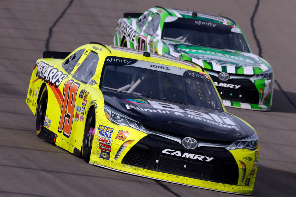NASCAR Xfinity Series
Boyd Gaming 300
Las Vegas Motor Speedway, Las Vegas, NV USA
Saturday 3 March 2018
Brandon Jones, Joe Gibbs Racing, Toyota Camry Menards, Kyle Busch, Joe Gibbs Racing, Toyota Camry Interstate Batteries
World Copyright: Lesley Ann Miller
LAT Images NASCAR Xfinity Series
Boyd Gaming 300
Las Vegas Motor Speedway, Las Vegas, NV USA
Saturday 3 March 2018
Brandon Jones, Joe Gibbs Racing, Toyota Camry Menards, Kyle Busch, Joe Gibbs Racing, Toyota Camry Interstate Batteries
World Copyright: Lesley Ann Miller
LAT Images