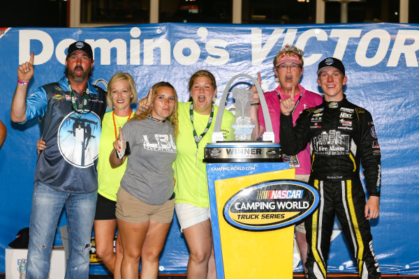 NASCAR Camping World Truck Series
Drivin’ For Linemen 200
Gateway Motorsports Park, Madison, IL USA
Saturday 17 June 2017
John Hunter Nemechek, Chevrolet Silverado Victory Lane
World Copyright: Barry Cantrell
LAT Images NASCAR Camping World Truck Series
Drivin’ For Linemen 200
Gateway Motorsports Park, Madison, IL USA
Saturday 17 June 2017
John Hunter Nemechek, Chevrolet Silverado Victory Lane
World Copyright: Barry Cantrell
LAT Images