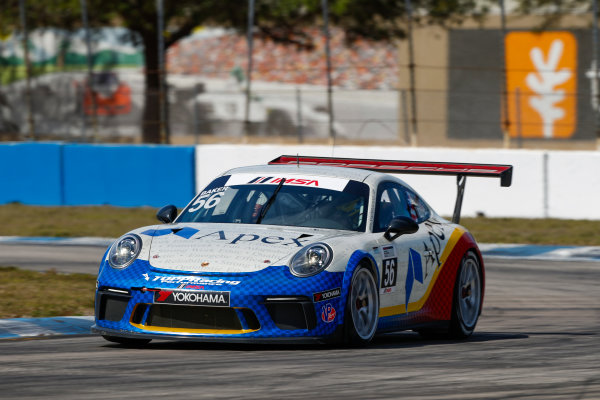 2017 Porsche GT3 Cup USA
Sebring International Raceway, Sebring, FL USA
Friday 17 March 2017
56, David Baker, GT3P, USA, M, 2017 Porsche 991
World Copyright: Jake Galstad/LAT Images
ref: Digital Image lat-galstad-SIR-0317-14851 2017 Porsche GT3 Cup USA
Sebring International Raceway, Sebring, FL USA
Friday 17 March 2017
56, David Baker, GT3P, USA, M, 2017 Porsche 991
World Copyright: Jake Galstad/LAT Images
ref: Digital Image lat-galstad-SIR-0317-14851