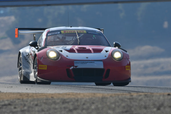 Pirelli World Challenge
Intercontinental GT Challenge California 8 Hours
Mazda Raceway Laguna Seca
Monterey, CA USA
Thursday 12 October 2017
Patrick Long, Jorg Bergmeister, Romain Dumas, Porsche 991 GT3-R, GT3 Overall
World Copyright: Richard Dole
LAT Images
ref: Digital Image RD_PWCLS17_019