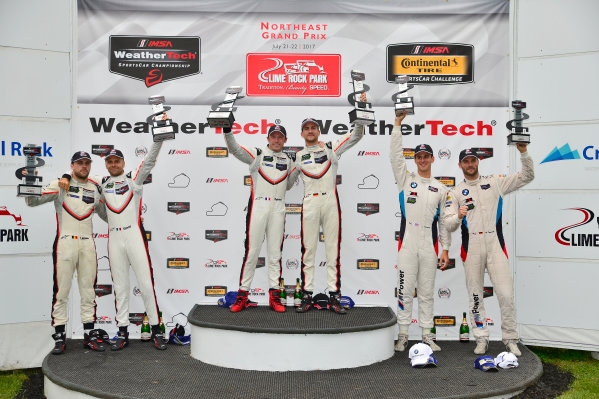 IMSA WeatherTech SportsCar Championship
Northeast Grand Prix
Lime Rock Park, Lakeville, CT USA
Saturday 22 July 2017
911, Porsche, Porsche 911 RSR, GTLM, Patrick Pilet, Dirk Werner, Victory Lane
World Copyright: Gavin Baker
LAT Images IMSA WeatherTech SportsCar Championship
Northeast Grand Prix
Lime Rock Park, Lakeville, CT USA
Saturday 22 July 2017
911, Porsche, Porsche 911 RSR, GTLM, Patrick Pilet, Dirk Werner, Victory Lane
World Copyright: Gavin Baker
LAT Images
