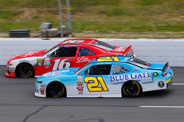 NASCAR XFINITY Series
Pocono Green 250
Pocono Raceway, Long Pond, PA USA
Saturday 10 June 2017
Daniel Hemric, Blue Gate Bank Chevrolet Camaro and Ryan Reed, Lilly Diabetes Ford Mustang
World Copyright: Russell LaBounty
LAT Images
ref: Digital Image 17POC1rl_03630 NASCAR XFINITY Series
Pocono Green 250
Pocono Raceway, Long Pond, PA USA
Saturday 10 June 2017
Daniel Hemric, Blue Gate Bank Chevrolet Camaro and Ryan Reed, Lilly Diabetes Ford Mustang
World Copyright: Russell LaBounty
LAT Images
ref: Digital Image 17POC1rl_03630