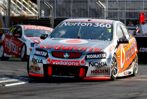Round 4 - Hamilton 400.
Hamilton City Street Circuit, Hamilton, New Zealand.
17th - 18th April 2010.
Car 1, Jamie Whincup, Commodore VE, Holden, T8, TeamVodafone, Triple Eight Race Engineering, Triple Eight Racing.
World Copyright: Mark Horsburgh / LAT Photographic
ref: 1-Whincup-EV04-10-5185 Round 4 - Hamilton 400.
Hamilton City Street Circuit, Hamilton, New Zealand.
17th - 18th April 2010.
Car 1, Jamie Whincup, Commodore VE, Holden, T8, TeamVodafone, Triple Eight Race Engineering, Triple Eight Racing.
World Copyright: Mark Horsburgh / LAT Photographic
ref: 1-Whincup-EV04-10-5185