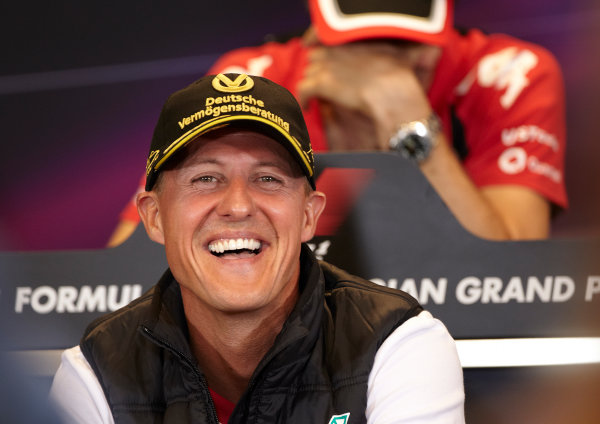 Spa-Francorchamps, Spa, Belgium
25th August 2011.
Michael Schumacher, Mercedes GP W02, in the Thursday press conference. Portrait. Press Conferences. 
World Copyright: Steve Etherington/LAT Photographic
ref: Digital Image SNE29605