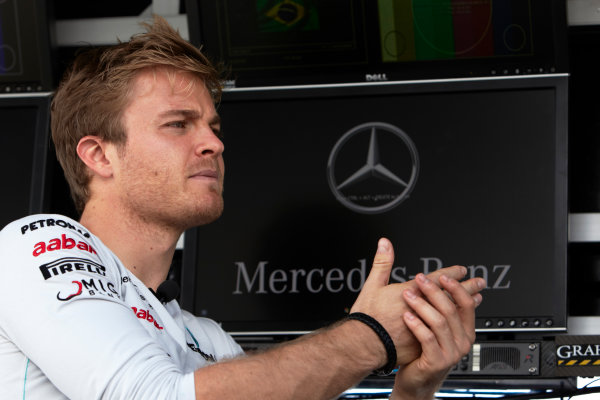 Interlagos, Sao Paulo, Brazil.
24th November 2011.
Nico Rosberg, Mercedes GP W02. Portrait.
World Copyright: Steve Etherington/LAT Photographic
ref: Digital Image SNE24501 Interlagos, Sao Paulo, Brazil.
24th November 2011.
Nico Rosberg, Mercedes GP W02. Portrait.
World Copyright: Steve Etherington/LAT Photographic
ref: Digital Image SNE24501