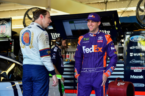 Monster Energy NASCAR Cup Series
Can-Am 500
Phoenix Raceway, Avondale, AZ USA
Friday 10 November 2017
Brad Keselowski, Team Penske, Miller Lite Ford Fusion, Denny Hamlin, Joe Gibbs Racing, FedEx Ground Toyota Camry
World Copyright: Logan Whitton
LAT Images Monster Energy NASCAR Cup Series
Can-Am 500
Phoenix Raceway, Avondale, AZ USA
Friday 10 November 2017
Brad Keselowski, Team Penske, Miller Lite Ford Fusion, Denny Hamlin, Joe Gibbs Racing, FedEx Ground Toyota Camry
World Copyright: Logan Whitton
LAT Images