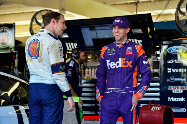 Monster Energy NASCAR Cup Series
Can-Am 500
Phoenix Raceway, Avondale, AZ USA
Friday 10 November 2017
Brad Keselowski, Team Penske, Miller Lite Ford Fusion, Denny Hamlin, Joe Gibbs Racing, FedEx Ground Toyota Camry
World Copyright: Logan Whitton
LAT Images