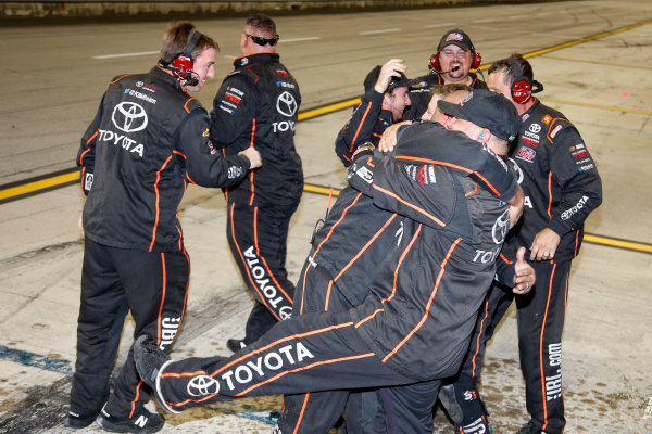 NASCAR Camping World Truck Series
Ford EcoBoost 200
Homestead-Miami Speedway, Homestead, FL USA
Friday 17 November 2017
Christopher Bell, JBL Toyota Tundra championship celebration
World Copyright: Lesley Ann Miller
LAT Images