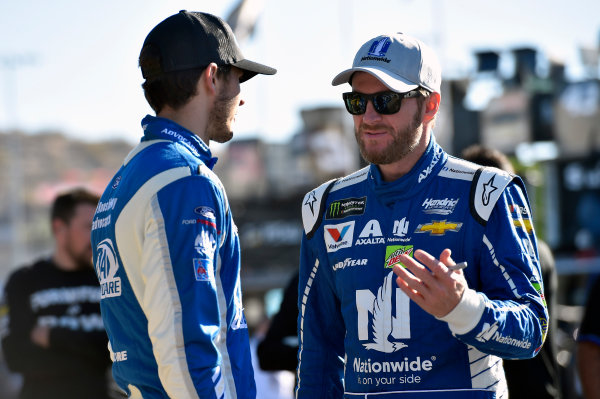 Monster Energy NASCAR Cup Series
Can-Am 500
Phoenix Raceway, Avondale, AZ USA
Saturday 11 November 2017
Dale Earnhardt Jr, Hendrick Motorsports, Nationwide Chevrolet SS and Trevor Bayne, Roush Fenway Racing, Ford EcoBoost Ford Fusion
World Copyright: Nigel Kinrade
LAT Images Monster Energy NASCAR Cup Series
Can-Am 500
Phoenix Raceway, Avondale, AZ USA
Saturday 11 November 2017
Dale Earnhardt Jr, Hendrick Motorsports, Nationwide Chevrolet SS and Trevor Bayne, Roush Fenway Racing, Ford EcoBoost Ford Fusion
World Copyright: Nigel Kinrade
LAT Images