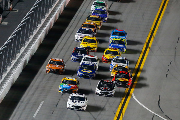 2017 NASCAR Monster Energy Cup - Can-Am Duels
Daytona International Speedway, Daytona Beach, FL USA
Thursday 23 February 2017
Brad Keselowski and Kyle Busch, M&M's Toyota Camry
World Copyright: Russell LaBounty/LAT Images
ref: Digital Image 17DAY2rl_01637