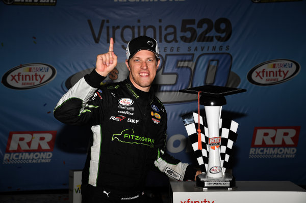 NASCAR XFINITY Series
Virginia529 College Savings 250
Richmond Raceway, Richmond, VA USA
Saturday 9 September 2017
Brad Keselowski, Fitzgerald Glider Kits Ford Mustang wins
World Copyright: Rusty Jarrett
LAT Images NASCAR XFINITY Series
Virginia529 College Savings 250
Richmond Raceway, Richmond, VA USA
Saturday 9 September 2017
Brad Keselowski, Fitzgerald Glider Kits Ford Mustang wins
World Copyright: Rusty Jarrett
LAT Images