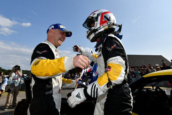 IMSA WeatherTech SportsCar Championship
Michelin GT Challenge at VIR
Virginia International Raceway, Alton, VA USA
Sunday 27 August 2017
3, Chevrolet, Corvette C7.R, GTLM, Antonio Garcia, Jan Magnussen celebrate the win in victory lane
World Copyright: Scott R LePage
LAT Images IMSA WeatherTech SportsCar Championship
Michelin GT Challenge at VIR
Virginia International Raceway, Alton, VA USA
Sunday 27 August 2017
3, Chevrolet, Corvette C7.R, GTLM, Antonio Garcia, Jan Magnussen celebrate the win in victory lane
World Copyright: Scott R LePage
LAT Images