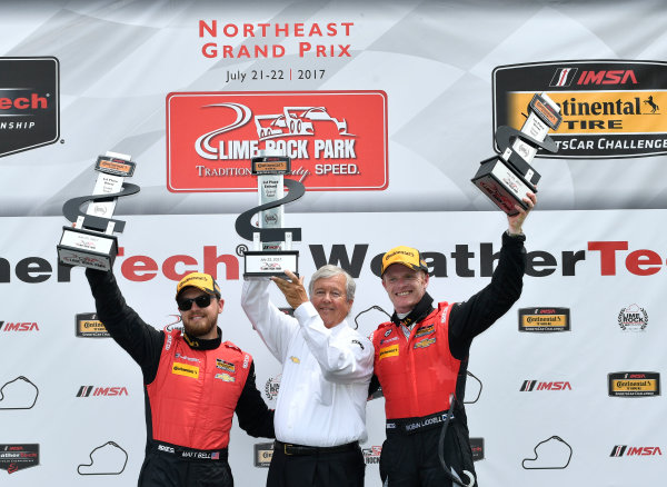 IMSA Continental Tire SportsCar Challenge
Lime Rock Park 120
Lime Rock Park, Lakeville, CT USA
Saturday 22 July 2017 
57, Chevrolet, Chevrolet Camaro GT4.R, GS, Matt Bell, Robin Liddell
World Copyright: Richard Dole
LAT Images
ref: Digital Image RD_LRP_17_01167