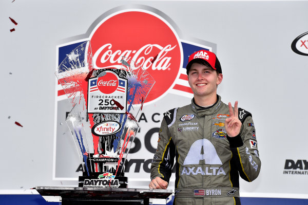 NASCAR XFINITY Series
Coca-Cola Firecracker 250
Daytona International Speedway, Daytona Beach, FL USA
Saturday 1 July 2017
William Byron, AXALTA / Vorteq Chevrolet Camaro
World Copyright: Rusty Jarrett
LAT Images NASCAR XFINITY Series
Coca-Cola Firecracker 250
Daytona International Speedway, Daytona Beach, FL USA
Saturday 1 July 2017
William Byron, AXALTA / Vorteq Chevrolet Camaro
World Copyright: Rusty Jarrett
LAT Images