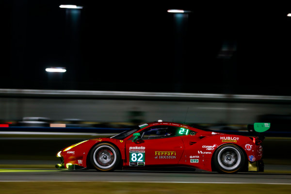 IMSA WeatherTech SportsCar Championship
The Roar Before the Rolex 24
Daytona International Speedway
Daytona Beach, FL USA
Saturday 6 January 2018
#82 Risi Competizione Ferrari 488 GT3, GTD: Ricardo Perez de Lara, Martin Fuentes, Santiago Creel, Miguel Molina
World Copyright: Jake Galstad
LAT Images IMSA WeatherTech SportsCar Championship
The Roar Before the Rolex 24
Daytona International Speedway
Daytona Beach, FL USA
Saturday 6 January 2018
#82 Risi Competizione Ferrari 488 GT3, GTD: Ricardo Perez de Lara, Martin Fuentes, Santiago Creel, Miguel Molina
World Copyright: Jake Galstad
LAT Images
