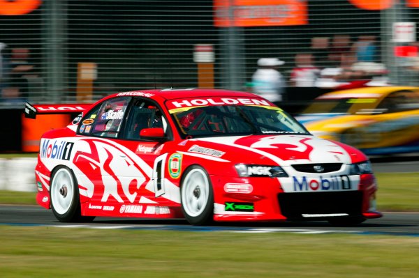 2003 Australian V8 Supercars Melbourne
Victoria,Australia 9th March 2003
Holden driver Mark Skaife in action in the new VY Commodore during the V8 Supercars at the 2003 Australian GP.
World Copyright: Mark Horsburgh/LAT
Photographic ref: Digital Image Only

