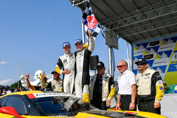 IMSA WeatherTech SportsCar Championship
Michelin GT Challenge at VIR
Virginia International Raceway, Alton, VA USA
Sunday 27 August 2017
3, Chevrolet, Corvette C7.R, GTLM, Antonio Garcia, Jan Magnussen celebrate the win in victory lane
World Copyright: Scott R LePage
LAT Images IMSA WeatherTech SportsCar Championship
Michelin GT Challenge at VIR
Virginia International Raceway, Alton, VA USA
Sunday 27 August 2017
3, Chevrolet, Corvette C7.R, GTLM, Antonio Garcia, Jan Magnussen celebrate the win in victory lane
World Copyright: Scott R LePage
LAT Images