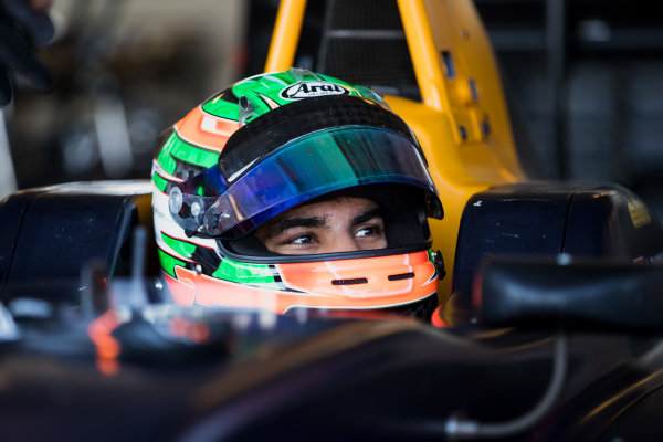 2017 GP3 Series Test 5.
Yas Marina Circuit, Abu Dhabi, United Arab Emirates.
Thursday 30 November 2017.
Jehan Daruvala (IND, Arden International).
Photo: Zak Mauger/GP3 Series Media Service.
ref: Digital Image _O3I2695 2017 GP3 Series Test 5.
Yas Marina Circuit, Abu Dhabi, United Arab Emirates.
Thursday 30 November 2017.
Jehan Daruvala (IND, Arden International).
Photo: Zak Mauger/GP3 Series Media Service.
ref: Digital Image _O3I2695