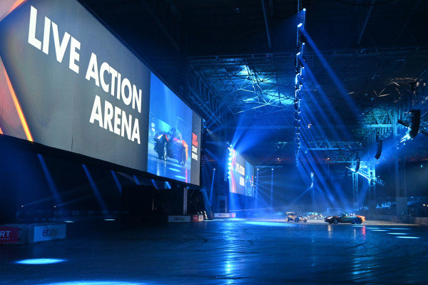 Action takes place in the arena