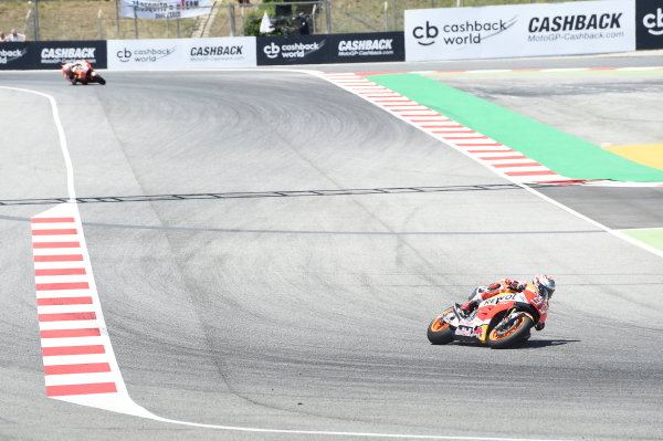 2017 MotoGP Championship - Round 7
Circuit de Catalunya, Barcelona, Spain
Sunday 11 June 2017
Marc Marquez, Repsol Honda Team
World Copyright: Gold & Goose Photography/LAT Images
ref: Digital Image 677269