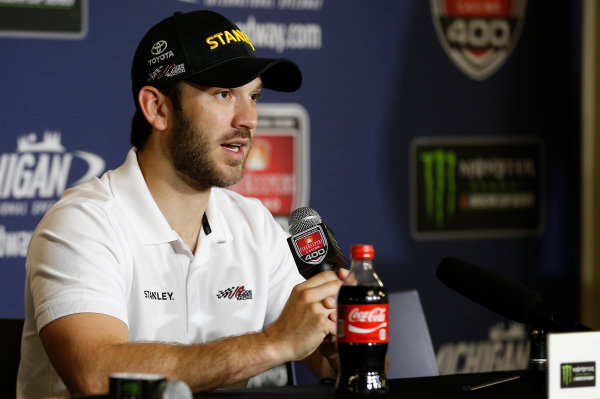 Monster Energy NASCAR Cup Series
FireKeepers Casino 400
Michigan International Speedway, Brooklyn, MI USA
Friday 16 June 2017
Daniel Suarez, Joe Gibbs Racing, STANLEY Toyota Camry
World Copyright: Brett Moist
LAT Images Monster Energy NASCAR Cup Series
FireKeepers Casino 400
Michigan International Speedway, Brooklyn, MI USA
Friday 16 June 2017
Daniel Suarez, Joe Gibbs Racing, STANLEY Toyota Camry
World Copyright: Brett Moist
LAT Images
