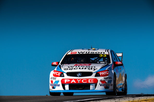 2017 Supercars Championship Round 4. 
Perth SuperSprint, Barbagallo Raceway, Western Australia, Australia.
Friday May 5th to Sunday May 7th 2017.
Garth Tander drives the #33 Wilson Security Racing GRM Holden Commodore VF.
World Copyright: Daniel Kalisz/LAT Images
Ref: Digital Image 050517_VASCR4_DKIMG_1401.JPG