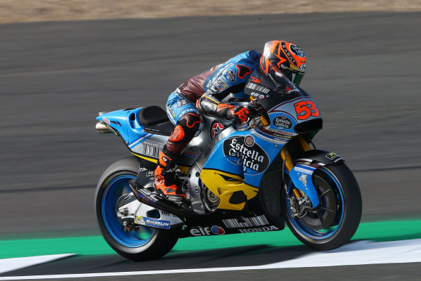 2017 MotoGP Championship - Round 12
Silverstone, Northamptonshire, UK.
Friday 25 August 2017
Tito Rabat, Estrella Galicia 0,0 Marc VDS
World Copyright: Gold and Goose / LAT Images
ref: Digital Image 688483