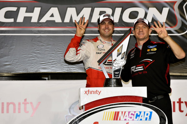 NASCAR XFINITY Series
Ford EcoBoost 300
Homestead-Miami Speedway, Homestead, FL USA
Saturday 18 November 2017
Team Penske celebrate winning the 2017 NASCAR Xfinity Series Owners Championship
World Copyright: Nigel Kinrade
LAT Images NASCAR XFINITY Series
Ford EcoBoost 300
Homestead-Miami Speedway, Homestead, FL USA
Saturday 18 November 2017
Team Penske celebrate winning the 2017 NASCAR Xfinity Series Owners Championship
World Copyright: Nigel Kinrade
LAT Images