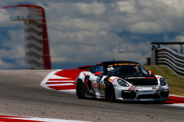 IMSA Continental Tire SportsCar Challenge
Advance Auto Parts SportsCar Showdown
Circuit of The Americas, Austin, TX USA
Thursday 4 May 2017
28, Porsche, Porsche Cayman GT4, GS, Dylan Murcott, Dillon Machavern
World Copyright: Jake Galstad
LAT Images