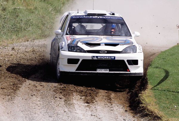 2003 World Rally Championship
Rally New Zealand. 9th - 13th April 2003.
Francois Duval/Stephane Prevot (Ford Focus RS WRC 03), 9th position.
World Copyright: LAT Photographic
ref: 35mm Image A18

