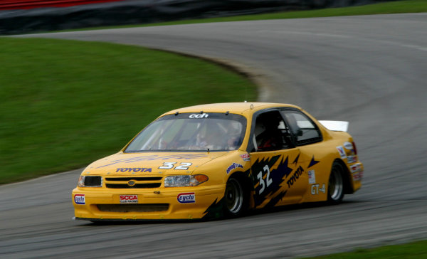 2003 SCCA Runoffs, Mid-Ohio Sportscar Course, 17-21 September, Lexington, Ohio, USA.
Toyota driver J. Warren Montague finished second in GT4.
World copyright: Phillip Abbott/USA
LAT Photographic