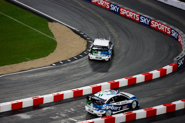 Wembley Stadium, London.
14th December 2008.
RoC Nations Cup: Mattias Ekstrom for Team Scnadinavia v Sebastien Loeb for Team France in the Ford Focus WRC 08. Action.
World Copyright: Colin McMaster/LAT Photographic
ref: Digital Image _CMS6895 Wembley Stadium, London.
14th December 2008.
RoC Nations Cup: Mattias Ekstrom for Team Scnadinavia v Sebastien Loeb for Team France in the Ford Focus WRC 08. Action.
World Copyright: Colin McMaster/LAT Photographic
ref: Digital Image _CMS6895