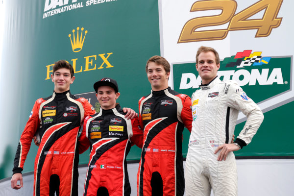 2017 Rolex 24 Hours.
Daytona, Florida, USA
Saturday 28 January 2017.
#38 Performance Tech Motorsports ORECA FLM09: James French, Kyle Mason, Patricio O'Ward, Nicholas Boulle
World Copyright: Alexander Trienitz/LAT Images
ref: Digital Image 2017-24h-Daytona-AT1-3143 2017 Rolex 24 Hours.
Daytona, Florida, USA
Saturday 28 January 2017.
#38 Performance Tech Motorsports ORECA FLM09: James French, Kyle Mason, Patricio O'Ward, Nicholas Boulle
World Copyright: Alexander Trienitz/LAT Images
ref: Digital Image 2017-24h-Daytona-AT1-3143