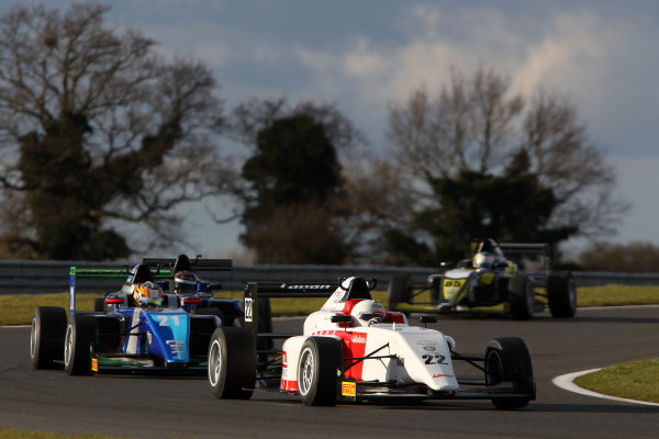 2016 BRDC British Formula 3 Championship,
Snetterton, Norfolk. 27th - 28th March 2016.
Akhil Rabindra (IND) Lanan Racing BRDC F3.
World Copyright: Ebrey / LAT Photographic.