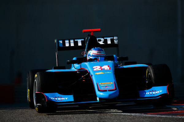 2017 GP3 Series Test 5.
Yas Marina Circuit, Abu Dhabi, United Arab Emirates.
Thursday 30 November 2017.
Job van Uitert (NLD, Jenzer Motorsport). 
Photo: Joe Portlock/GP3 Series Media Service.
ref: Digital Image _L5R2413