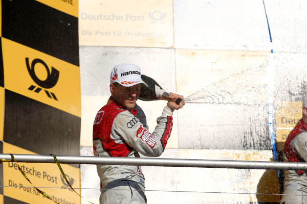 2017 DTM Round 9 
Hockenheimring, Germany 
Sunday 15 October 2017.
Champions Podium: second place Mattias Ekström, Audi Sport Team Abt Sportsline 
World Copyright: Alexander Trienitz/LAT Images
ref: Digital Image 2017-DTM-HH2-AT2-2274