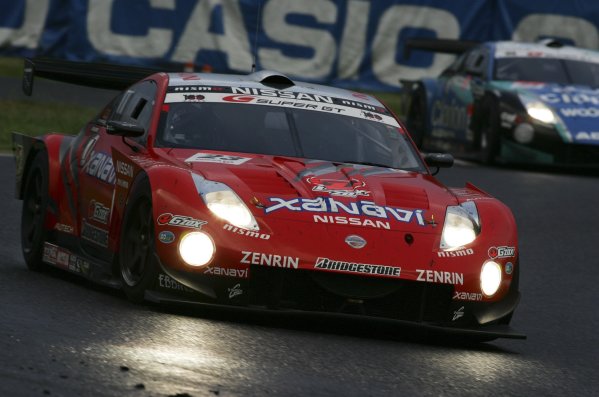 2007 Japanese Super GT Championship
Suzuka 1000km, Suzuka Circuit, Japan. 
18th - 19th August 2007 
GT500 Race Action - Satoshi Motoyama / Richard Lyons / Hironobu Yasuda (Xanavi Nismo Z), 3rd position.
World Copyright: Yasushi Ishihara/LAT Photographic.
ref: 2007SGT_R6_011