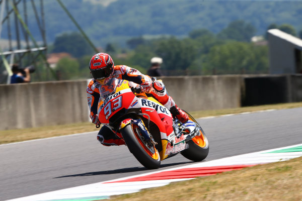 2017 MotoGP Championship - Round 6
Mugello, Italy
Friday 2 June 2017
Marc Marquez, Repsol Honda Team
World Copyright: Gold & Goose Photography/LAT Images
ref: Digital Image 673613