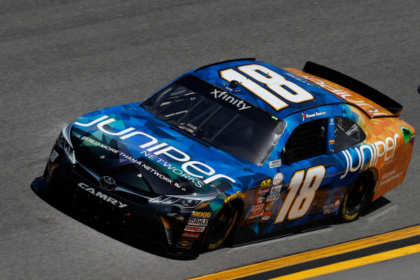 2017 Xfinity - Powershares QQQ 300
Daytona International Speedway, Daytona Beach, FL USA
Friday 24 February 2017
Daniel Suarez, Juniper Toyota Camry
World Copyright: Michael L. Levitt/LAT Images
ref: Digital Image levitt-0217-D500_22454