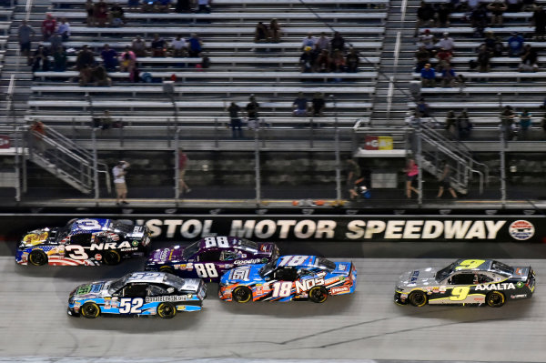 NASCAR XFINITY Series
Food City 300
Bristol Motor Speedway, Bristol, TN USA
Friday 18 August 2017
Ty Dillon, Bass Pro Shops / NRA Museum Chevrolet Camaro, Dale Earnhardt Jr, Goody's Mixed Fruit Blast Chevrolet Camaro and Kyle Busch, NOS Rowdy Toyota Camry
World Copyright: Nigel Kinrade
LAT Images NASCAR XFINITY Series
Food City 300
Bristol Motor Speedway, Bristol, TN USA
Friday 18 August 2017
Ty Dillon, Bass Pro Shops / NRA Museum Chevrolet Camaro, Dale Earnhardt Jr, Goody's Mixed Fruit Blast Chevrolet Camaro and Kyle Busch, NOS Rowdy Toyota Camry
World Copyright: Nigel Kinrade
LAT Images
