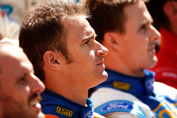 YAS Marina Circuit, Abu Dhabi. 10th -  12h February 2011. 
Will Davison, (Prodrive Racing (Aust) pty Ltd) and Mark Winterbottom, (Prodrive Racing (Aust) pty Ltd). 
Portrait. 
World Copyright: Drew Gibson/LAT Photographic
ref: Digital Image DG5D6716