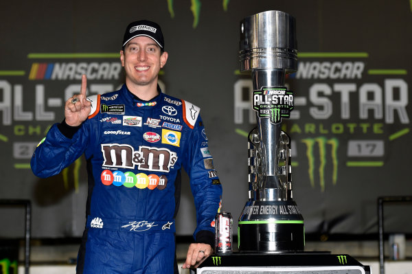 Monster Energy NASCAR Cup Series
Monster Energy NASCAR All-Star Race
Charlotte Motor Speedway, Concord, NC USA
Saturday 20 May 2017
Kyle Busch, Joe Gibbs Racing, M&M's Caramel Toyota Camry celebrates his win in Victory Lane
World Copyright: Nigel Kinrade
LAT Images
ref: Digital Image 17CLT1nk07358 Monster Energy NASCAR Cup Series
Monster Energy NASCAR All-Star Race
Charlotte Motor Speedway, Concord, NC USA
Saturday 20 May 2017
Kyle Busch, Joe Gibbs Racing, M&M's Caramel Toyota Camry celebrates his win in Victory Lane
World Copyright: Nigel Kinrade
LAT Images
ref: Digital Image 17CLT1nk07358