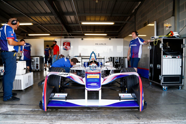 FIA Formula E Season 3 Testing - Day Two.
Donington Park Racecourse, Derby, United Kingdom.
Antonio Felix da Costa, MS Amlin Andretti, in cockpit.
Wednesday 24 August 2016.
Photo: Adam Warner / LAT / FE.
ref: Digital Image _14P2768
