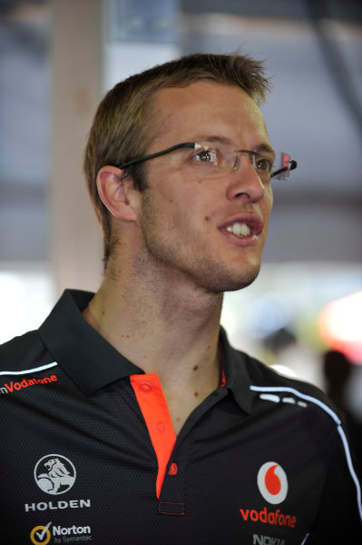 Sebastien Bourdais of France of Triple Eight Racing during the Armor All Gold Coast 600, event 11 of the 2011 V8 Supercars Championship at the Queensland Raceway, Ipswich, Queensland, October 21, 2011.
World Copyright: Mark Horsburgh/LAT Photographic
ref: 88-Bourdais-EV11-11-1472 Sebastien Bourdais of France of Triple Eight Racing during the Armor All Gold Coast 600, event 11 of the 2011 V8 Supercars Championship at the Queensland Raceway, Ipswich, Queensland, October 21, 2011.
World Copyright: Mark Horsburgh/LAT Photographic
ref: 88-Bourdais-EV11-11-1472