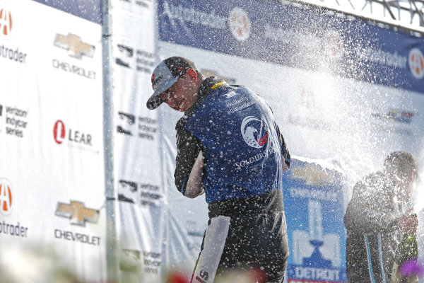 Verizon IndyCar Series
Chevrolet Detroit Grand Prix Race 2
Raceway at Belle Isle Park, Detroit, MI USA
Sunday 4 June 2017
Graham Rahal, Rahal Letterman Lanigan Racing Honda, Josef Newgarden, Team Penske Chevrolet, Will Power, Team Penske Chevrolet celebrate with champagne on the podium
World Copyright: Phillip Abbott
LAT Images
ref: Digital Image abbott_detroit_0617_6989 Verizon IndyCar Series
Chevrolet Detroit Grand Prix Race 2
Raceway at Belle Isle Park, Detroit, MI USA
Sunday 4 June 2017
Graham Rahal, Rahal Letterman Lanigan Racing Honda, Josef Newgarden, Team Penske Chevrolet, Will Power, Team Penske Chevrolet celebrate with champagne on the podium
World Copyright: Phillip Abbott
LAT Images
ref: Digital Image abbott_detroit_0617_6989
