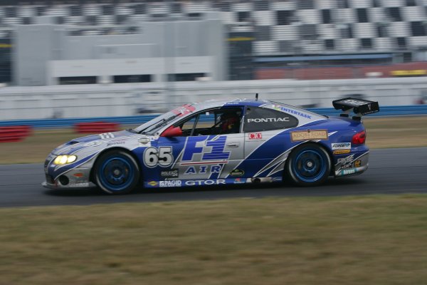 26-29 January 2006, Rolex 24 @  Daytona International Speedway, Daytona Beach, Florida, USA
2nd place GT class finisher was this TRG Pontiac GTO
R with RJ Valentine at the wheel.
C: 2006, Denis L. Tanney, USA
LAT Photographic