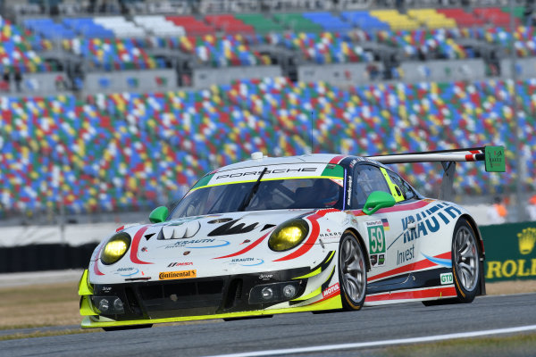 IMSA WeatherTech SportsCar Championship
Rolex 24 Hours
Daytona Beach, Florida, USA
Friday 26 January 2018
#59 Manthey Racing Porsche 911 GT3 R, GTD: Steve Smith, Harald Proczyk, Sven Muller, Matteo Cairoli, Randy Walls
World Copyright: Richard Dole
LAT Images

ref: Digital Image 5RD_6911