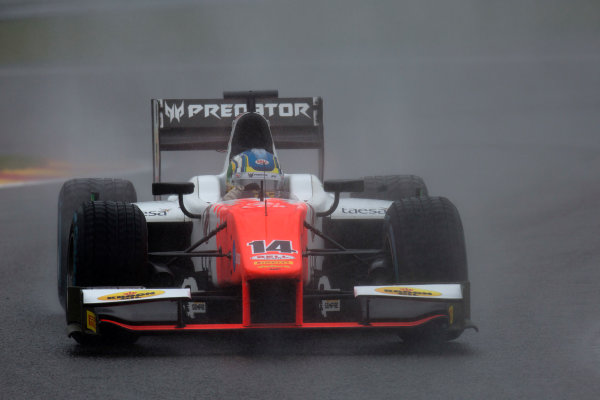 2017 FIA Formula 2 Round 8.
Spa-Francorchamps, Spa, Belgium.
Friday 25 August 2017.
Sergio Sette Camara (BRA, MP Motorsport).
Photo: Alastair Staley/FIA Formula 2.
ref: Digital Image 585A1483