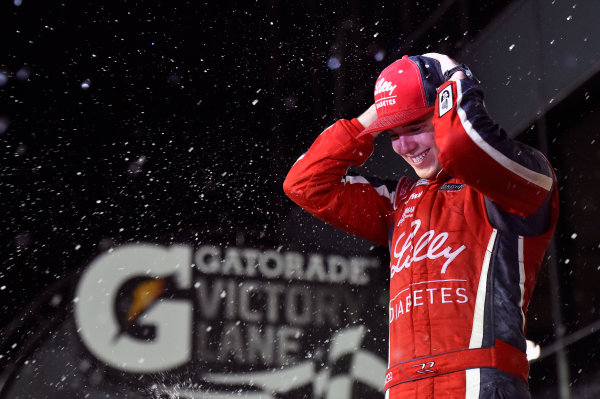2017 Xfinity - Powershares QQQ 300
Daytona International Speedway, Daytona Beach, FL USA
Saturday 25 February 2017
Ryan Reed celebrates his win in Victory Lane
World Copyright: Nigel Kinrade/LAT Images
ref: Digital Image _DSC7016 2017 Xfinity - Powershares QQQ 300
Daytona International Speedway, Daytona Beach, FL USA
Saturday 25 February 2017
Ryan Reed celebrates his win in Victory Lane
World Copyright: Nigel Kinrade/LAT Images
ref: Digital Image _DSC7016