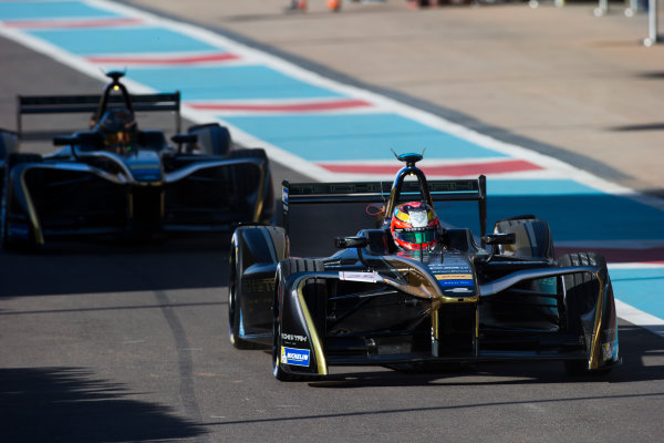 2016/2017 FIA Formula E Championship.
Marrakesh ePrix, Circuit International Automobile Moulay El Hassan, Marrakesh, Morocco.
Jean-Eric Vergne (FRA), Techeetah, Spark-Renault, Renault Z.E 16. 
Friday 11 November 2016.
Photo: Sam Bloxham/LAT/Formula E
ref: Digital Image _SLA6676